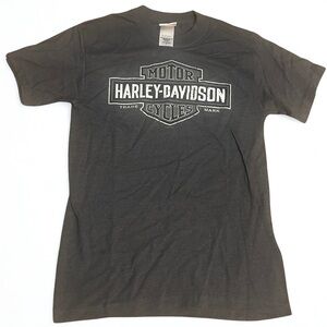 Harley-Davidson Men’s Small Shirt Adamec Jacksonville FL Motor cycles Gray Hanes